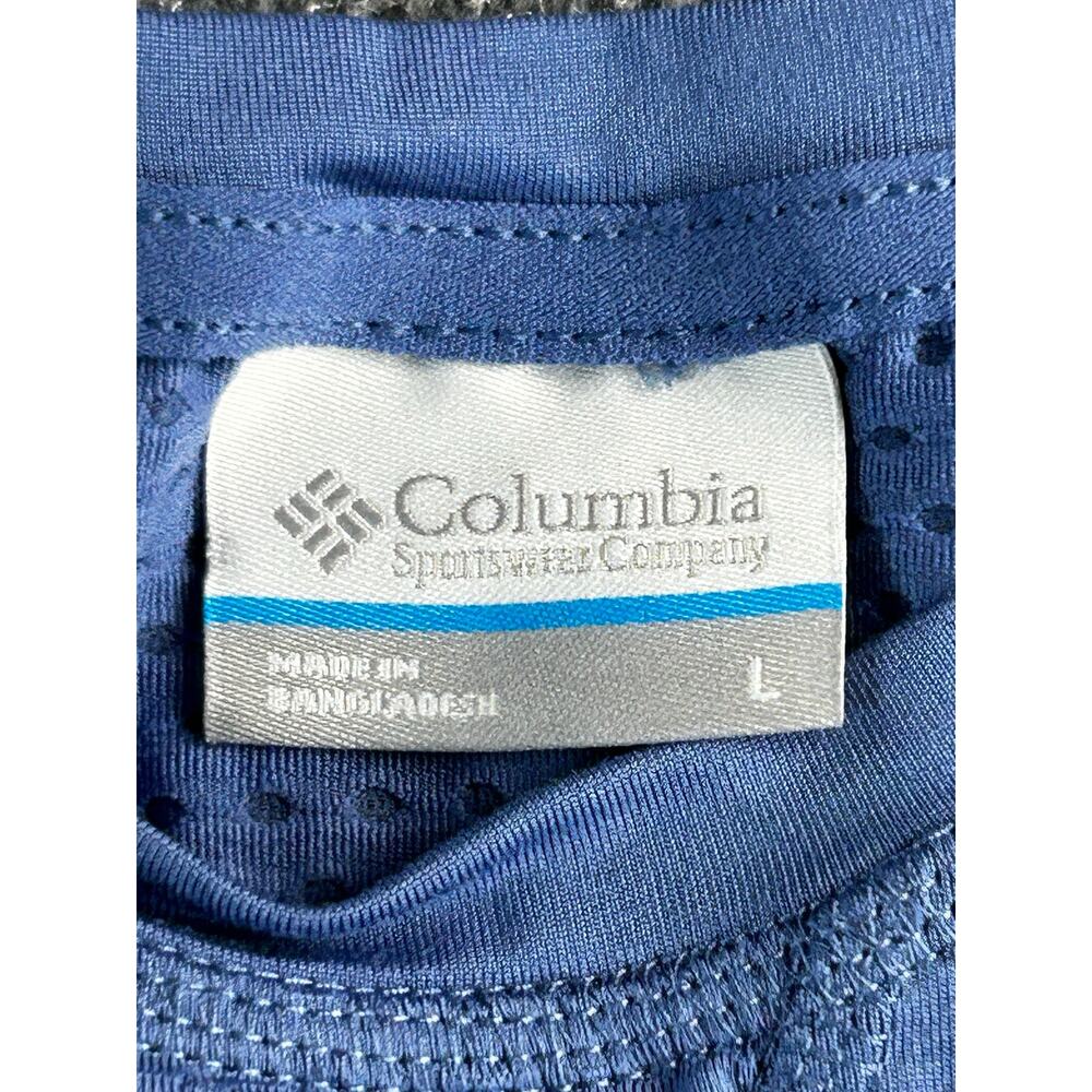 Columbia Women's Blue Performance Short Sleeve Athletic Shirt Size Large - Picture 3 of 8